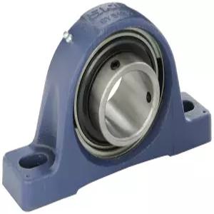 SKF SY 60 TF 필로우 블록 볼 베어링 2볼트 세트스크류 잠금 칼라 비팽창형 접촉 플링거 씰 주철 미터법