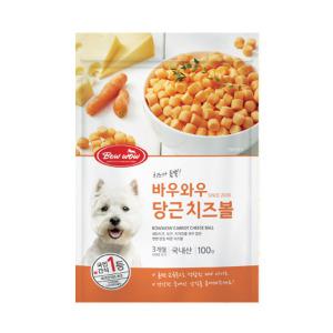 바우와우 당근치즈볼200g 국내산 애견간식