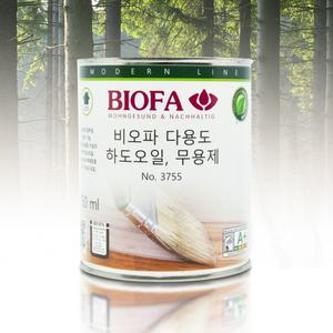 비오파 다용도 하도오일 3755 무용제 750mL 가구/원목마루/인테리어 내장재