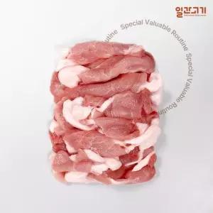 일간고기 [냉장] 국내산 한돈 후지 뒷다리살) 불고기용 500g