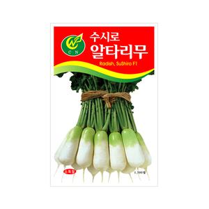 모두다 청농 채소씨 알타리씨 씨앗 수시로알타리무(1500립)
