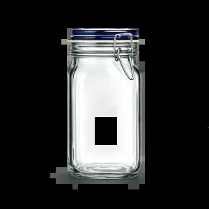 보르미올리 피도 유리 밀폐용기(블루) 1500ml