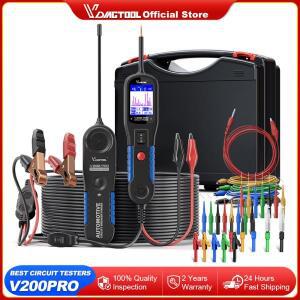 VDIAGTOOL V200 PRO 자동차 전원 회로 프로브 테스터, 30 개 후면 프로브 키트, 12 V, 24V 전기 단락 개방