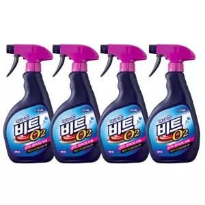 비트 O2 얼룩제거제 본품 500ml 4개