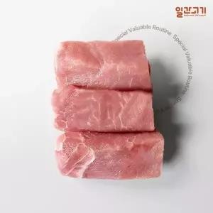 [일간고기][냉장] 국내산 한돈 등심 돈가스용 500g