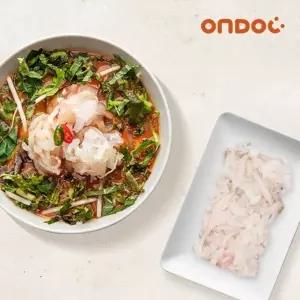 [온도씨]국내산 기름가자미 물회 250g + 물회 육수 350g x 2팩