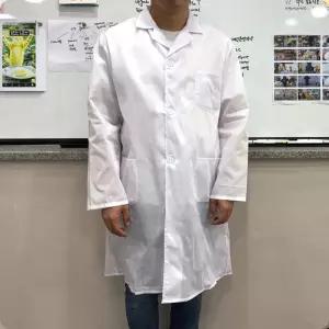 과학실험 실습복 학교 병원 가운 L 사이즈 실습용 복장