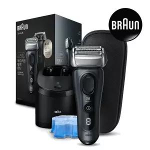 [브라운] 브라운 전기면도기 NEW 시리즈8 SMART 8563cc 그레이 세척충전스테이션 포함 풀세트 dn