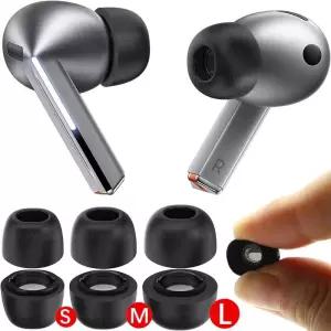 이어캡 이어폰 고무캡 삼성 호환 Galaxy Buds 3 Pro 이어팁용 메모리 폼 소음 귀마개 미끄럼방지 이어버드