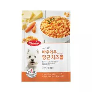 바우와우 당근치즈볼 200g 강아지 치즈 간식