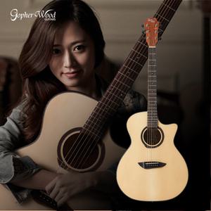 고퍼우드 G130C 입문용 통기타 풀패키지 G-130C