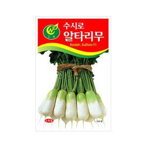 [기타]화분백화점 씨앗 꽃씨 잔디씨앗 배양토 모종판  (CN) 수시로알타리무 씨앗 (1500립)