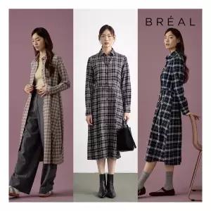 브리엘 소프트 기모 체크 셔츠 원피스 [런칭 가격 59,900원]