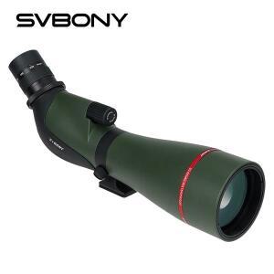 Svbony SA412 20-60X80 조류 관찰 사진용 Wifi 카메라가 장착된 스포팅 스코프 망원경