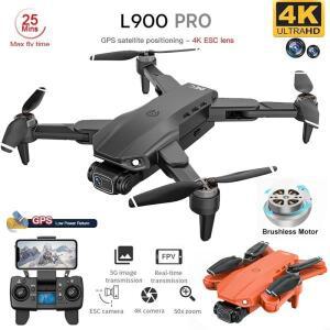 L900 Pro GPS 드론 4K 전문 HD 듀얼 카메라 5G Wifi 사진 Brushless Foldable Quadcopter RC 거리 1.2KM Dr
