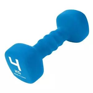 [아이워너] 네오프렌 아령 4kg_ 스카이블루