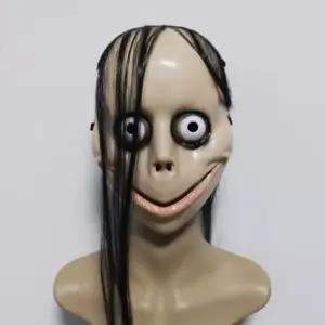 모모 귀신 할로윈 가면 코스프레 [파티 공포 마스크 코스튬 무서운 얼굴 분장 할로윈