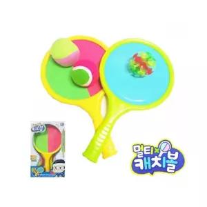 멀티캐치볼 어린이민턴 미니민턴 키즈라켓 찍찍이볼/캐치볼/어린이/흡착/유아용/공놀이/글러브/가족/장난감