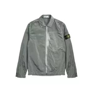 스톤 26SS 와펜 패치 나일론 메탈 에코닐 오버 셔츠자켓 펄그레이 L1S15 1200038 S0019 V0061