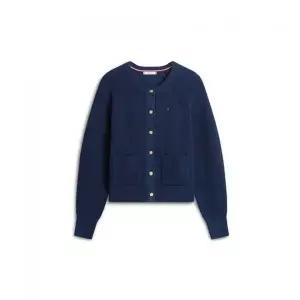 타미힐피거 TOMMY HILFIGER 코튼 스티치 크루넥 가디건 (T22G0KCD040WT1C1G)T22G0KCD040WT1C1G 149275