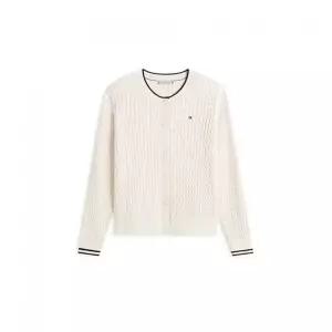 타미힐피거 TOMMY HILFIGER 미니 케이블 티핑 가디건 (T22G0KCD030WT20AK)T22G0KCD030WT20AK 148863