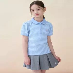 BI6342G06Q 빈폴 키즈 상의 T칼라 스트라이프 골지 반소매 티셔츠 G06Q 6261845