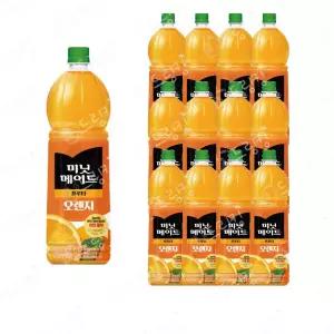 미닛메이드 프루티 오렌지 1.5L 12개