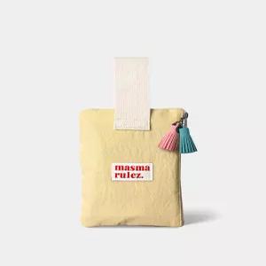 마스마룰즈 Strap pouch _ Solid light yellow 파우치백 미니파우치 2747013