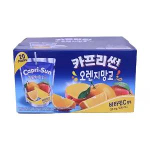 코스트코 카프리썬 오렌지 망고 주스 200mlx20개입