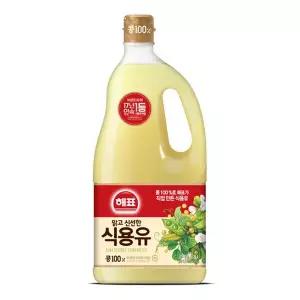식용유 콩기름 1.8L X 12개 1박스 해표