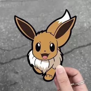 포켓몬 이브이 스티커 EV3 EV4 EV5 EV6 EV9 자동차 차량용 장식 스티커