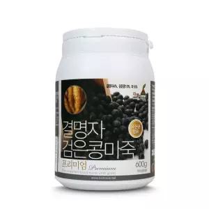 맛있는 국산 결명자검은콩마죽 프리미엄 600g분말 가루 영양분말 선물용분
