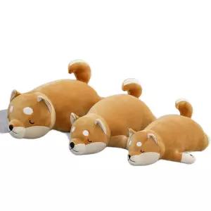 시바견 55cm 장식 인형 베개 바디필로우 롱쿠션 대형 쿠션 모찌 안고자는 강아지 홈데코