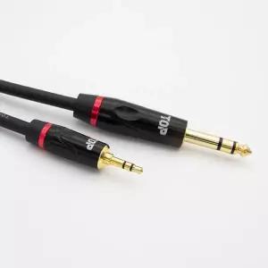 HDTOP HT-TP 국산 3.5mm to 5.5 스테레오 케이블 1m