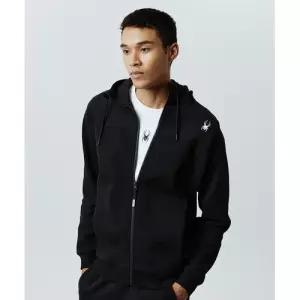 SPYDER 베이직 셋업 후드 집업 SPIFCNFT302UBLK 3858871