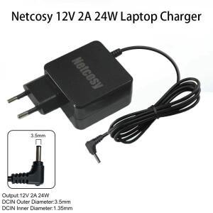 Netcosy 12V 2A 24W 노트북 충전기 3.5x1.35mm DC 플러그 EU AC 어댑터 Chuwi Jumper Teclast DERE KUU PC
