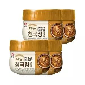 [셀러허브]다담 청국장 양념 530g x4개 (S50741612)