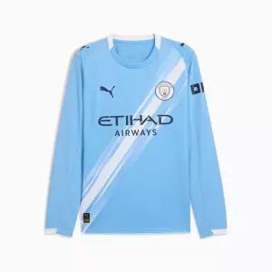 푸마 남성용 MCFC 홈 저지 롱슬리브 Home Jersey Replica LS 780339-01 1084140342