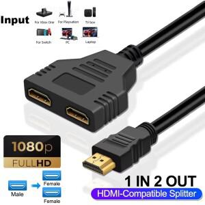 xbox호환/플스호환/플스호환/DVD/PC/노트북/TV 2 듀얼 포트 HDMI 분배기 어댑터 액세서리용 1080P 1 In Out