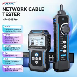 노야파 NF-8209Pro 케이블 트래커 RJ45 RJ11 네트워크 케이블 테스터 5-350M 케이블 길이 테스터 방해 방지
