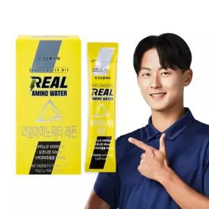 [1개+1개] 리얼 아미노워터 레몬 7g x 10포 X 2개