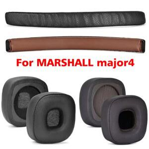 Marshall Major 4 IV 헤드폰 이어패드용 교체용 메모리 스폰지 이어 패드 헤드밴드 쿠션 머프