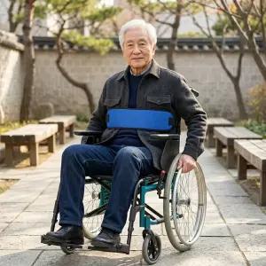 휠체어 안전띠 하네스 안전벨트 보호대 장치 벨트 버클 상체 고정 보조 장비 기구 액세서리