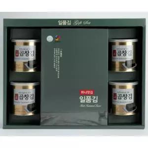 하나맛김 일품 캔 곱창김 4캔 대천 전장김 5입 선물세트 설 추석 명절 부모님 한가위 모임 가족 설날