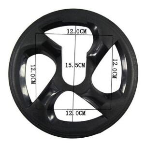 48 치아 12cm 자전거 크랭크 셋 체인 휠 커버 보호 블랙 가드 사이클 부품