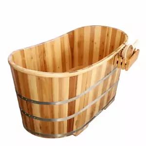 간이 욕조 히노끼탕 풀빌라 원목 펜션 가정용 반신욕