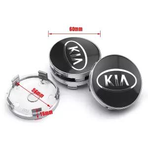 자동차휠캡 기아 스포티지 3 리오 K2 씨드 카니발 모닝 소울 니로 포르테용 4개 56/60mm 자동차 휠 센터 허