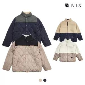 NIX유니 리버서블 하이넥 패딩 점퍼 FNQWCUX711P