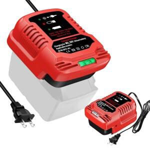 밀워키 M28 28V 배터리용 110V 가정용 입력 충전기 교체 | 28볼트 LED 표시등이 있는 미니 고속 0726-20 0726-22 0719-20 0719-22 (배터리 없음)