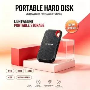 1TB USB 30 Type C 외장 SSD 휴대용 하드 드라이브 빠른 연결 및 사용 노트북 맥 PC 학생 일상